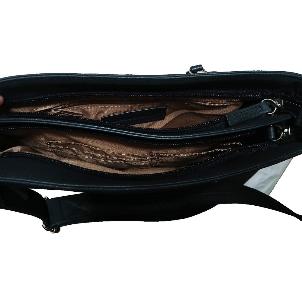 Gun Tote'n Mamas Women Bucket Tote Black Tumbled Leather GTM-19/BK Concealed - Picture 13 of 16